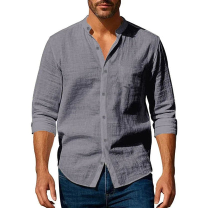 Zylo Men's Shirt – Lightweight Linen Blend for Comfort and Style 6