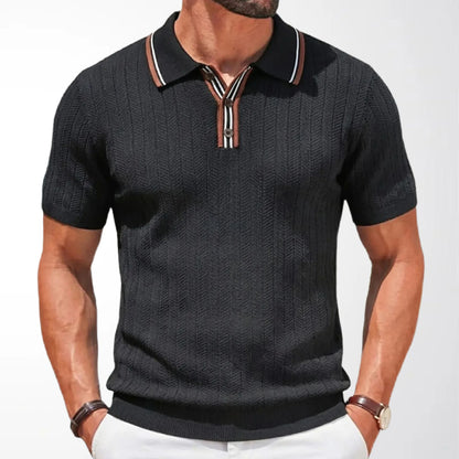 Zylo Men's Striped Polo Shirt – Breathable Comfort for Summer Activities 22