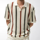 Beige Crochet Striped
