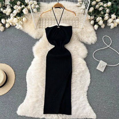 Zyra Women's Chic Bodycon Dress – Elegant Split Design for Summer Fun 11