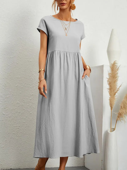 Zyra Women's Elegant Maxi Dress – Vintage Charm for Summer Fun 0