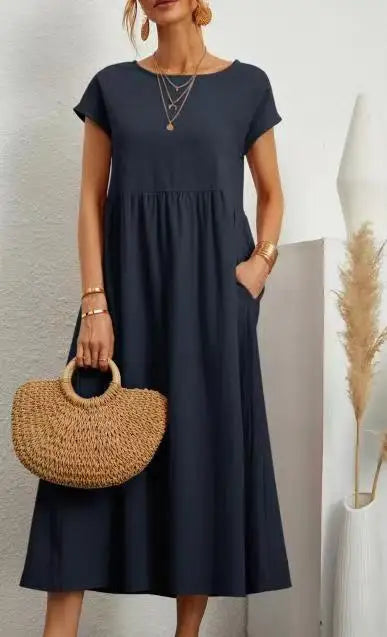 Zyra Women's Elegant Maxi Dress – Vintage Charm for Summer Fun 12