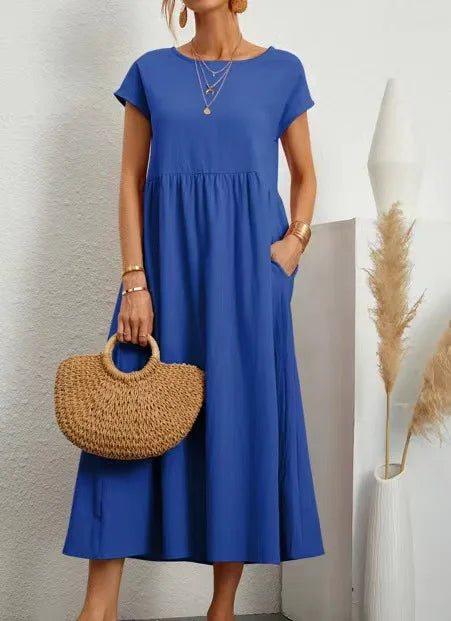 Zyra Women's Elegant Maxi Dress – Vintage Charm for Summer Fun 13