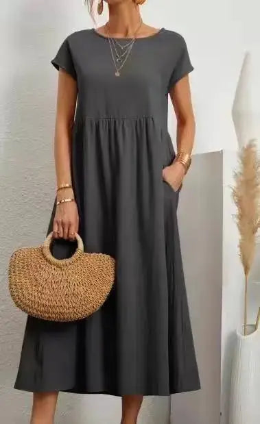 Zyra Women's Elegant Maxi Dress – Vintage Charm for Summer Fun 7