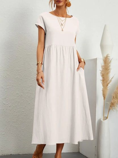 Zyra Women's Elegant Maxi Dress – Vintage Charm for Summer Fun 8