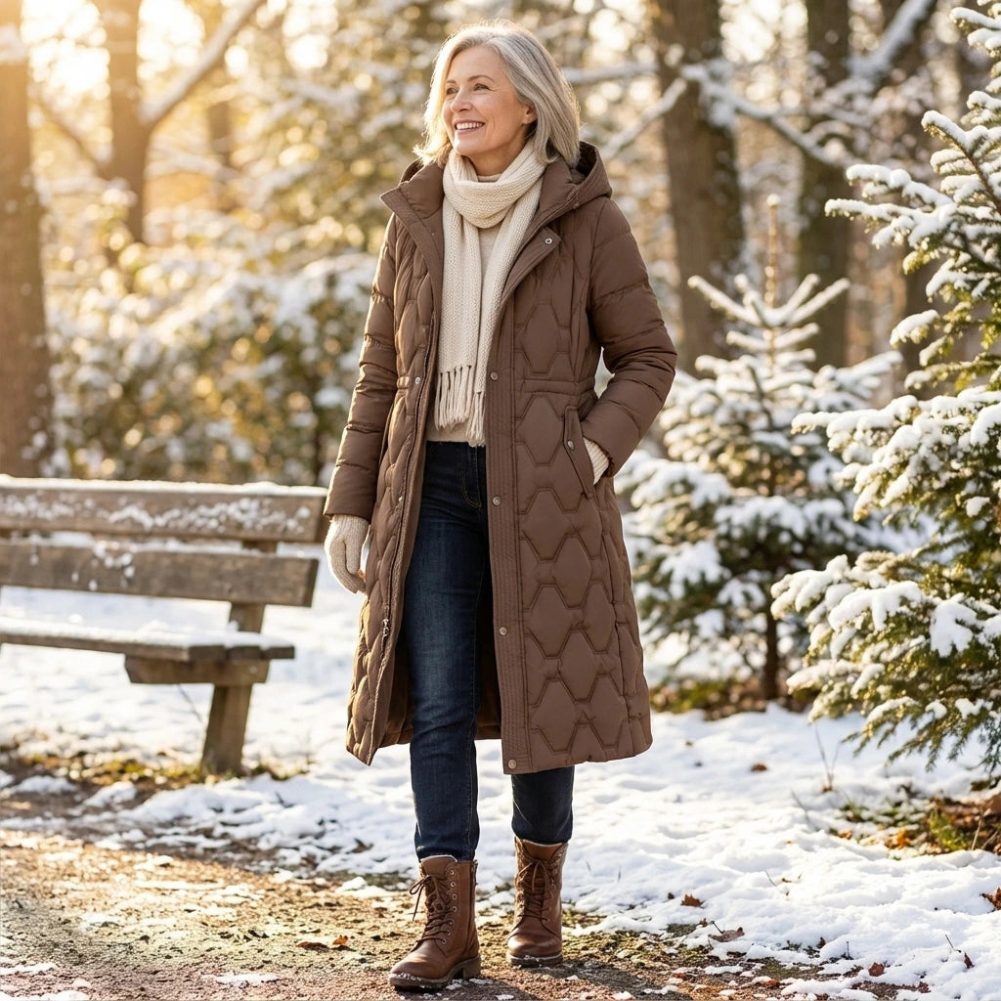 Zyra Women's Longline Puffer Coat – Stylish Warmth for Winter 2