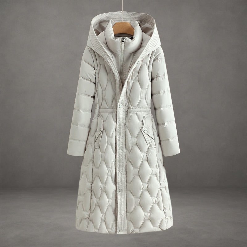 Zyra Women's Longline Puffer Coat – Stylish Warmth for Winter 4