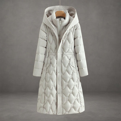 Zyra Women's Longline Puffer Coat – Stylish Warmth for Winter 4