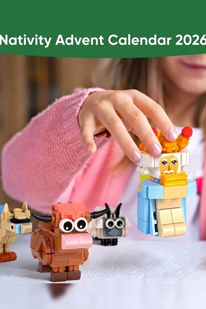 Nativity Advent Calendar – 24 daily building sets, complete scene