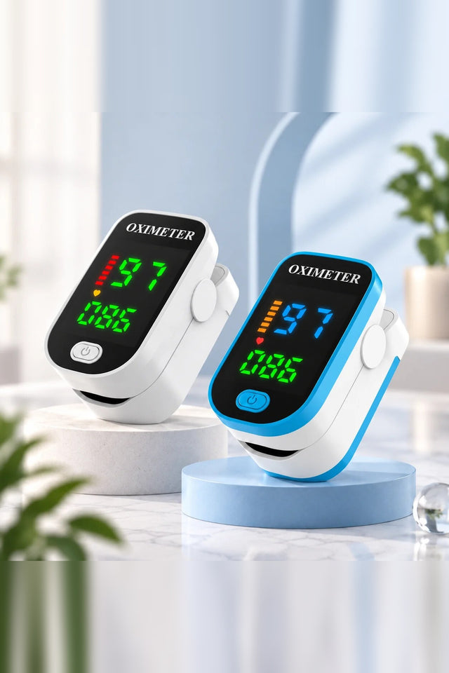 Blood Glucose Monitor – portable LED display, painless readings