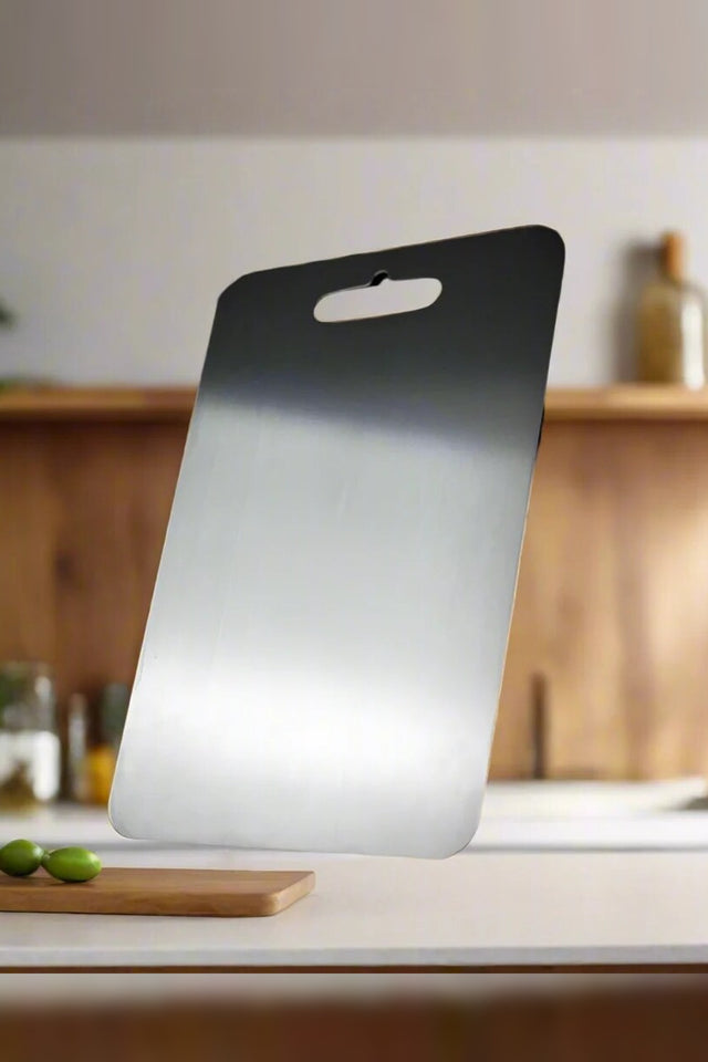 Titanium Cutting Board – Non-porous surface, lightweight, durable