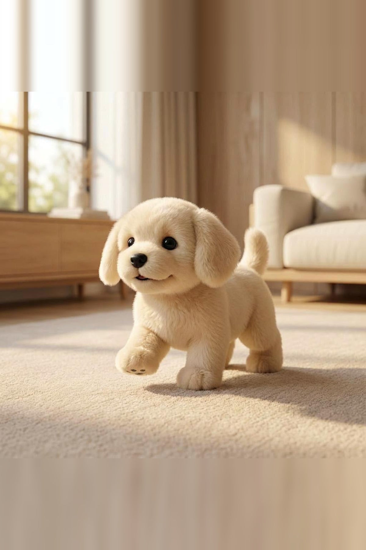 Walking and Barking Plush Dog – Responds to Touch