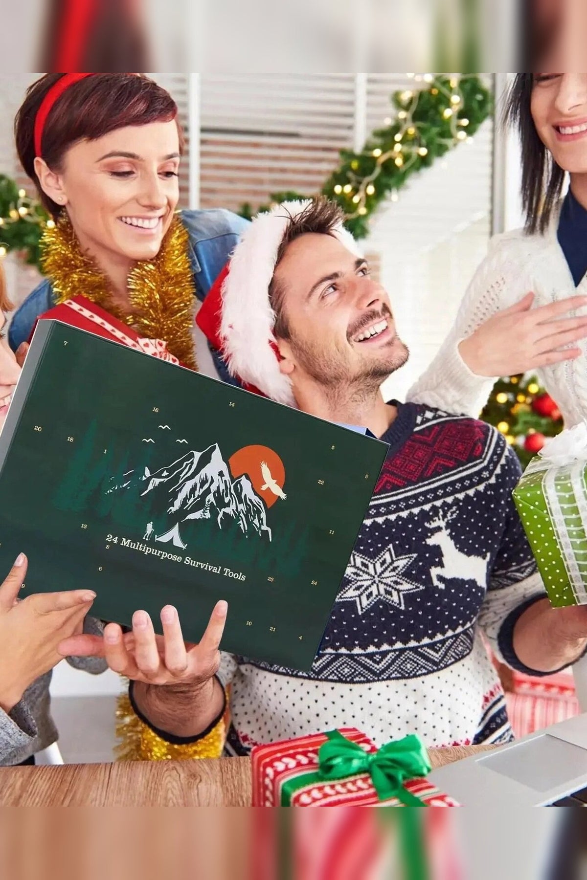 Survival Advent Calendar – 24 outdoor tools, weather-resistant, portable