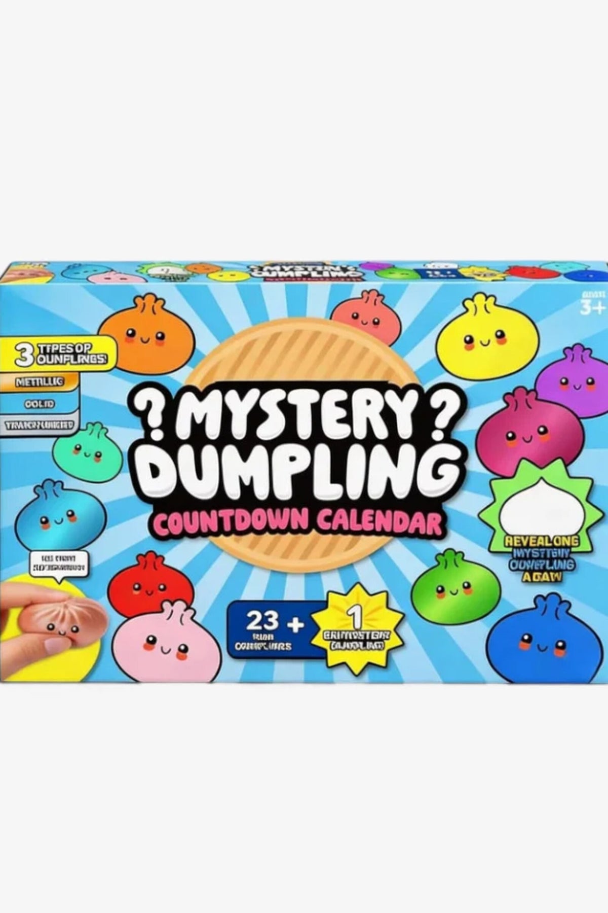 Advent Calendar – 24 squishy countdown figures, soft foam