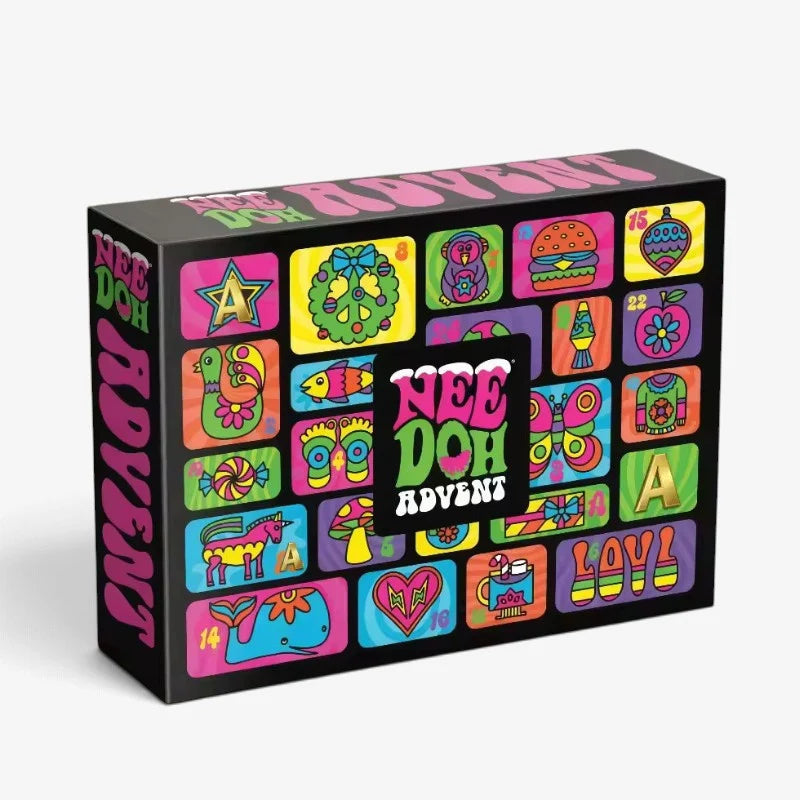 Advent Calendar – 24 squishy countdown figures, soft foam