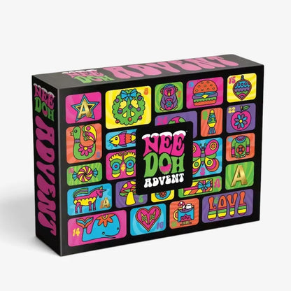 Advent Calendar – 24 squishy countdown figures, soft foam
