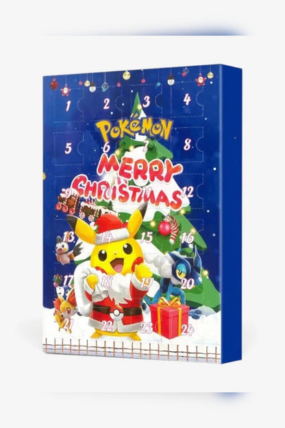 Advent Calendar – numbered compartments, countdown design, 24 3D figures