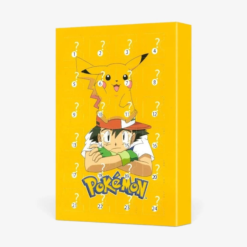 Advent Calendar – numbered compartments, countdown design, 24 3D figures