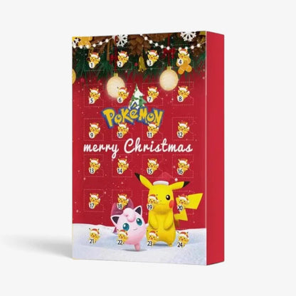 Advent Calendar – numbered compartments, countdown design, 24 3D figures