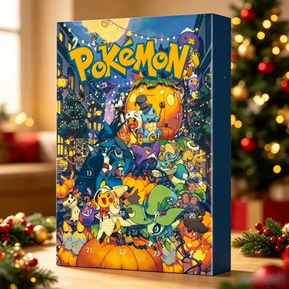 Advent Calendar – numbered compartments, countdown design, 24 3D figures