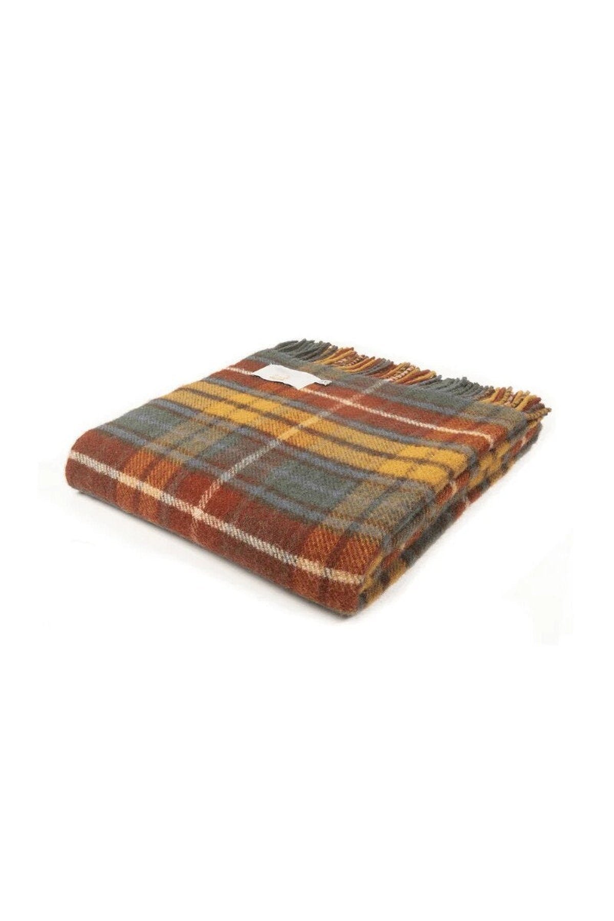 Pure Wool Tartan Throw – Traditional Scottish Weave