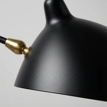 Articulated Wall Light – adjustable metal arms, rotating shades