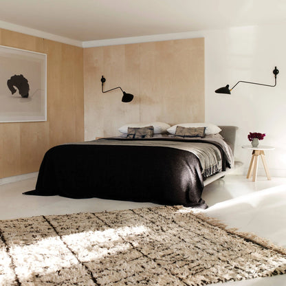 Articulated Wall Light – adjustable metal arms, rotating shades