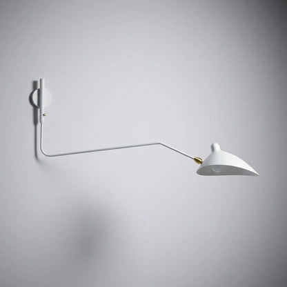 Articulated Wall Light – adjustable metal arms, rotating shades