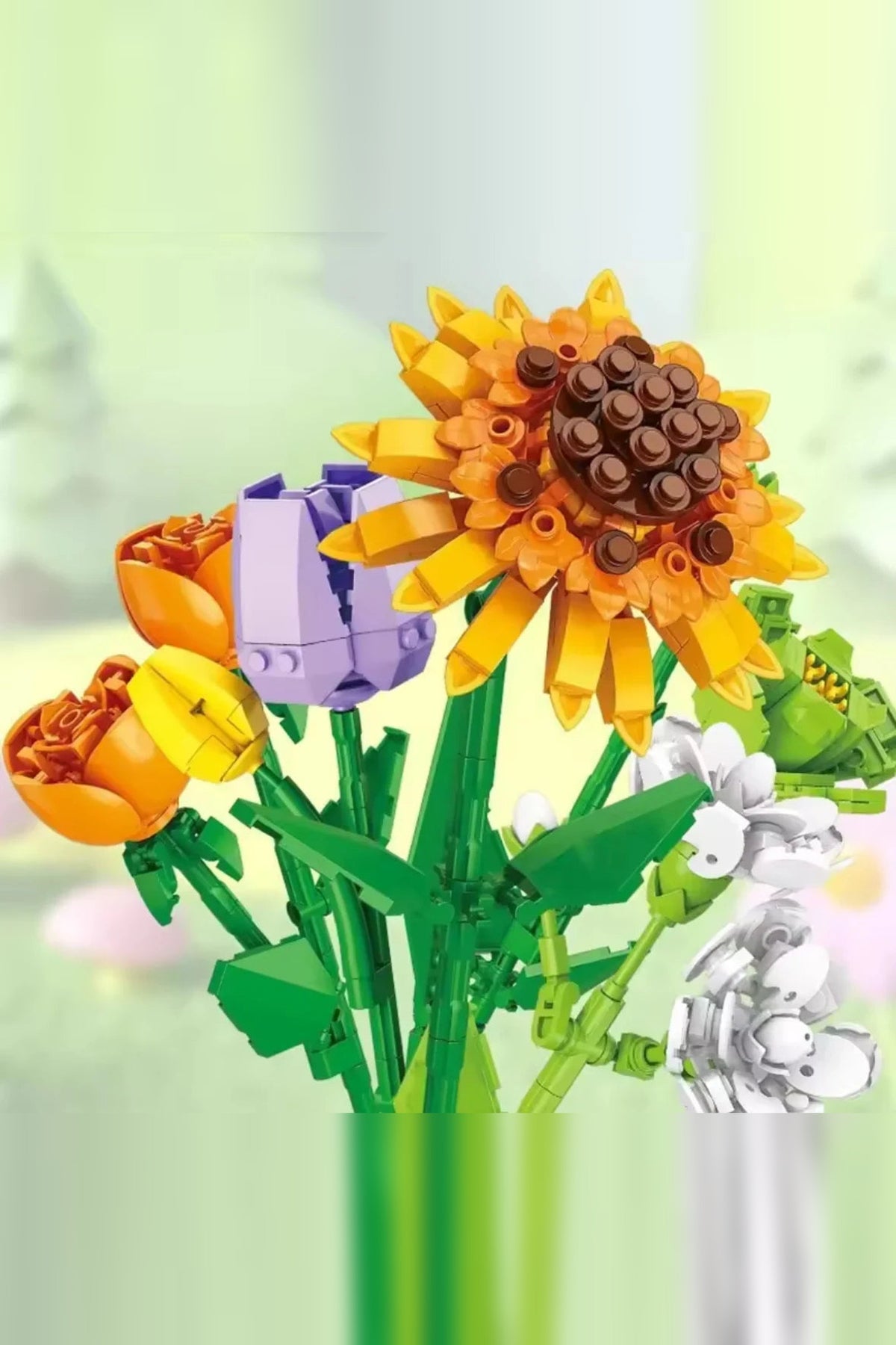 Flower Advent Calendar 2026 – 24 Building Block Flowers for a Bouquet