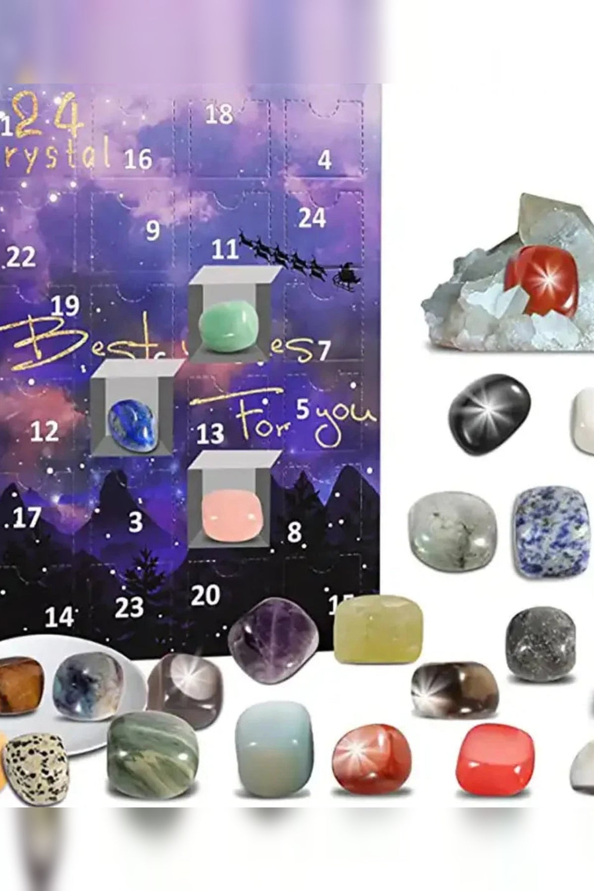 Mineral Advent Calendar 2026 – 24 natural stones for collectors