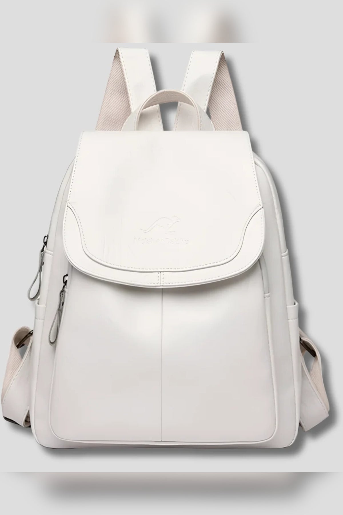 Backpack Women - Embossed Leather with Secure Pockets