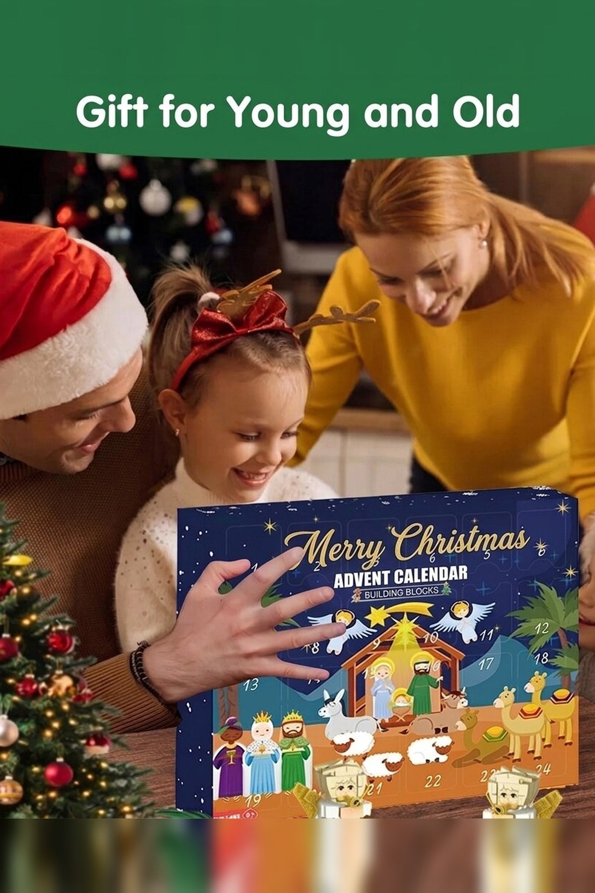 Nativity Advent Calendar – 24 daily building sets, complete scene