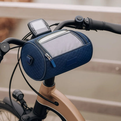 Bicycle Handlebar Bag – waterproof storage, touchscreen compatible