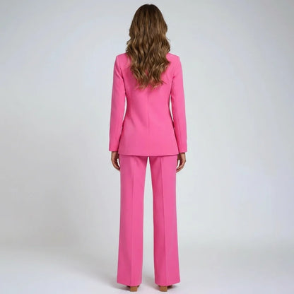 Blazer Women - Tailored Wide Leg Co Ord Trousers
