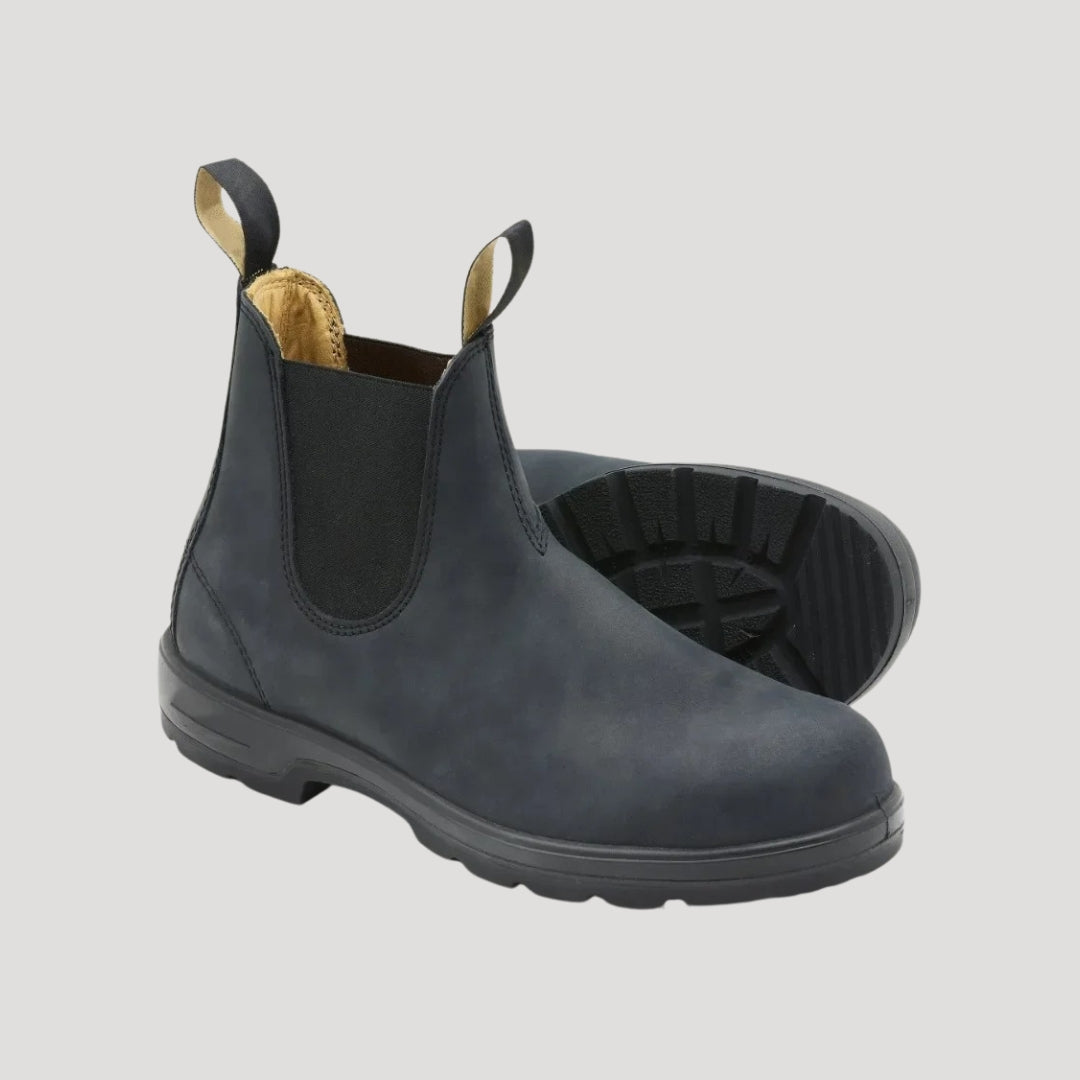 Boots Men - Chelsea Boots with Elastic Sides and Pull Tabs