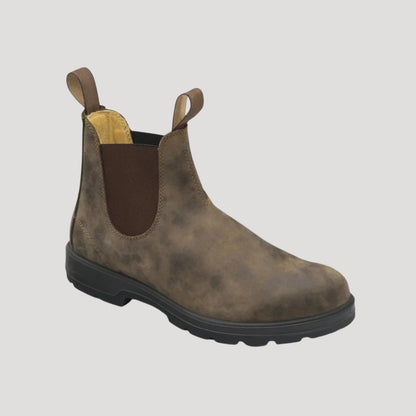 Boots Men - Chelsea Boots with Elastic Sides and Pull Tabs