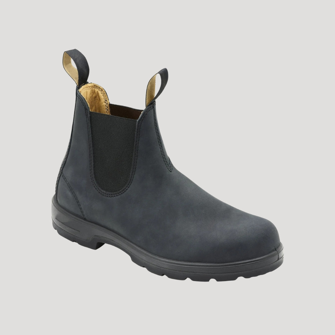 Boots Men - Chelsea Boots with Elastic Sides and Pull Tabs