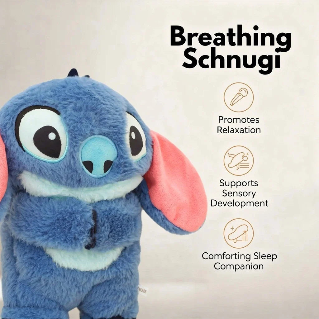 Breathing teddy bear – soft plush comfort, gentle motion, portable