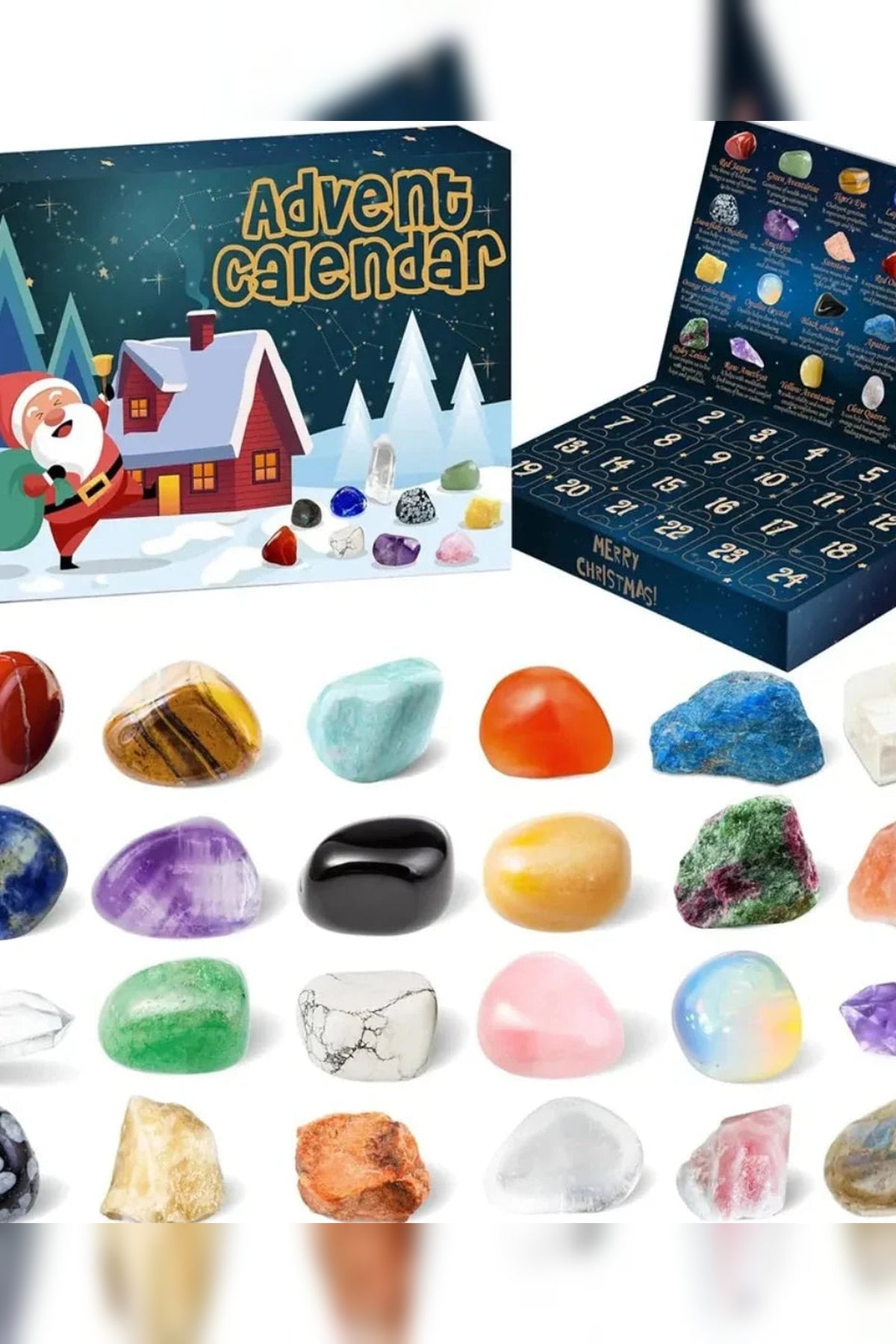 Mineral Advent Calendar 2026 – 24 natural stones for collectors