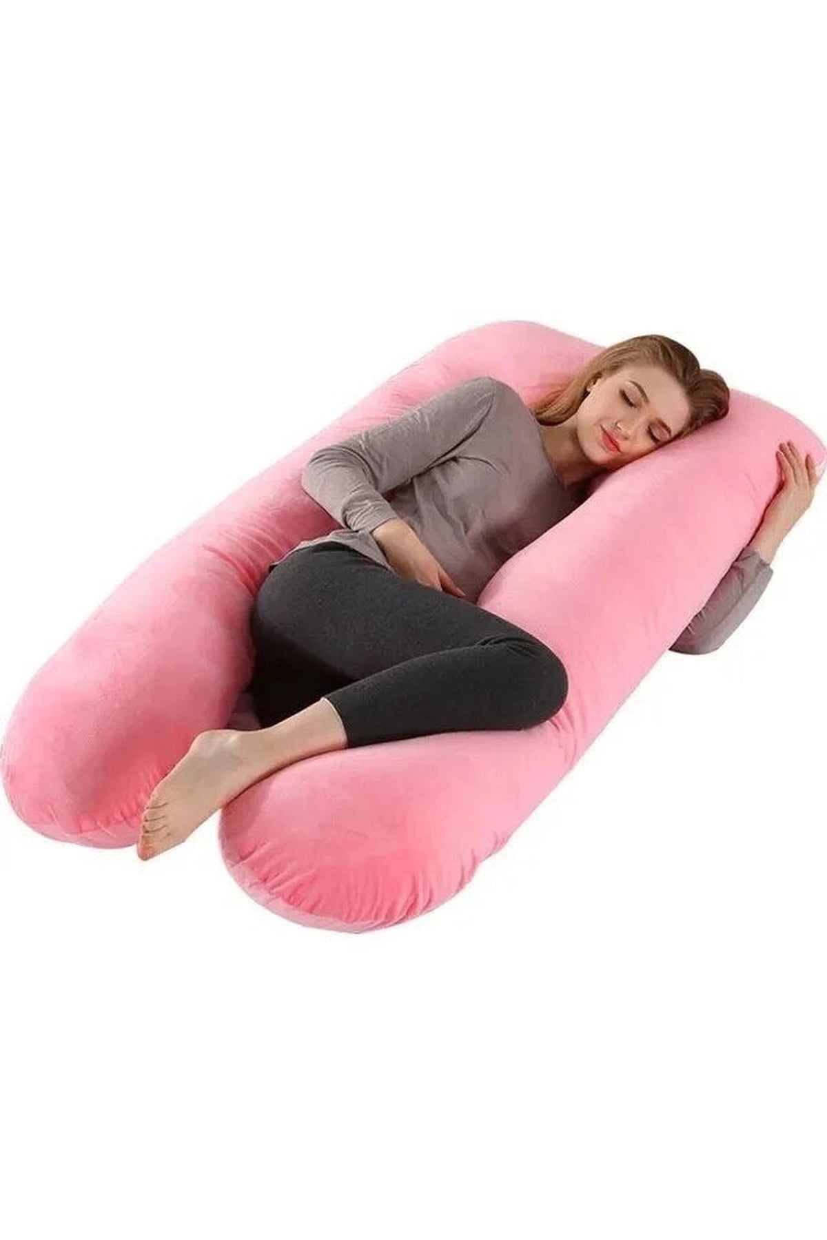 Body Pillow – Ergonomic Support, Removable Cover