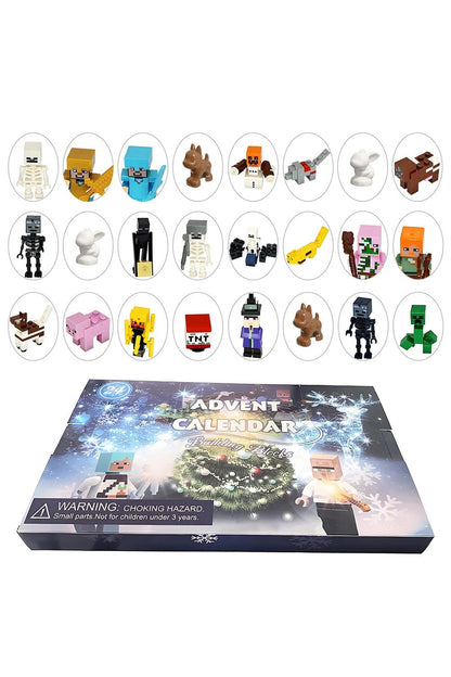 Pixel Figures Advent Calendar – 24 Characters and Animals