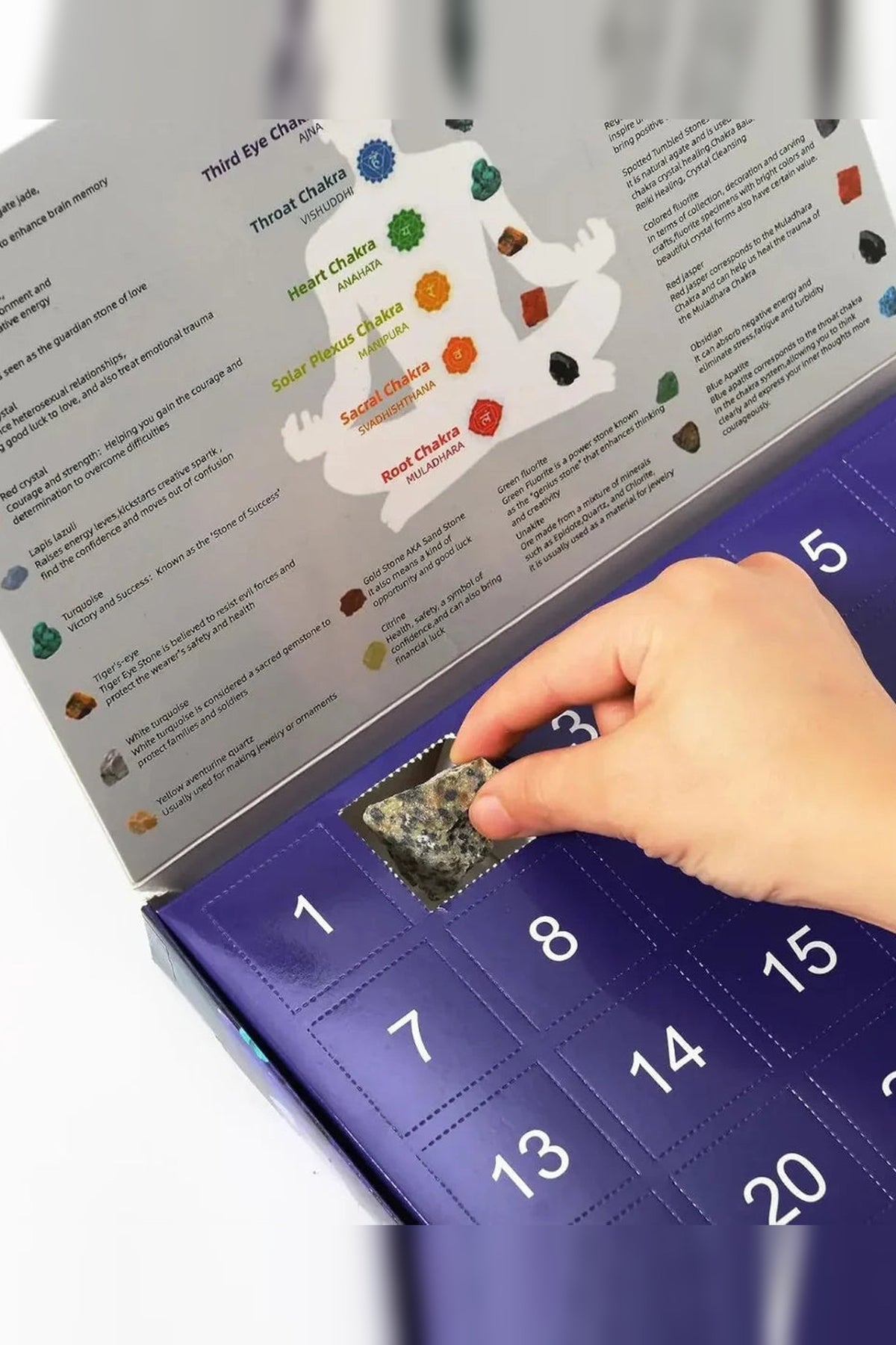 Mineral Advent Calendar 2026 – 24 natural stones for collectors
