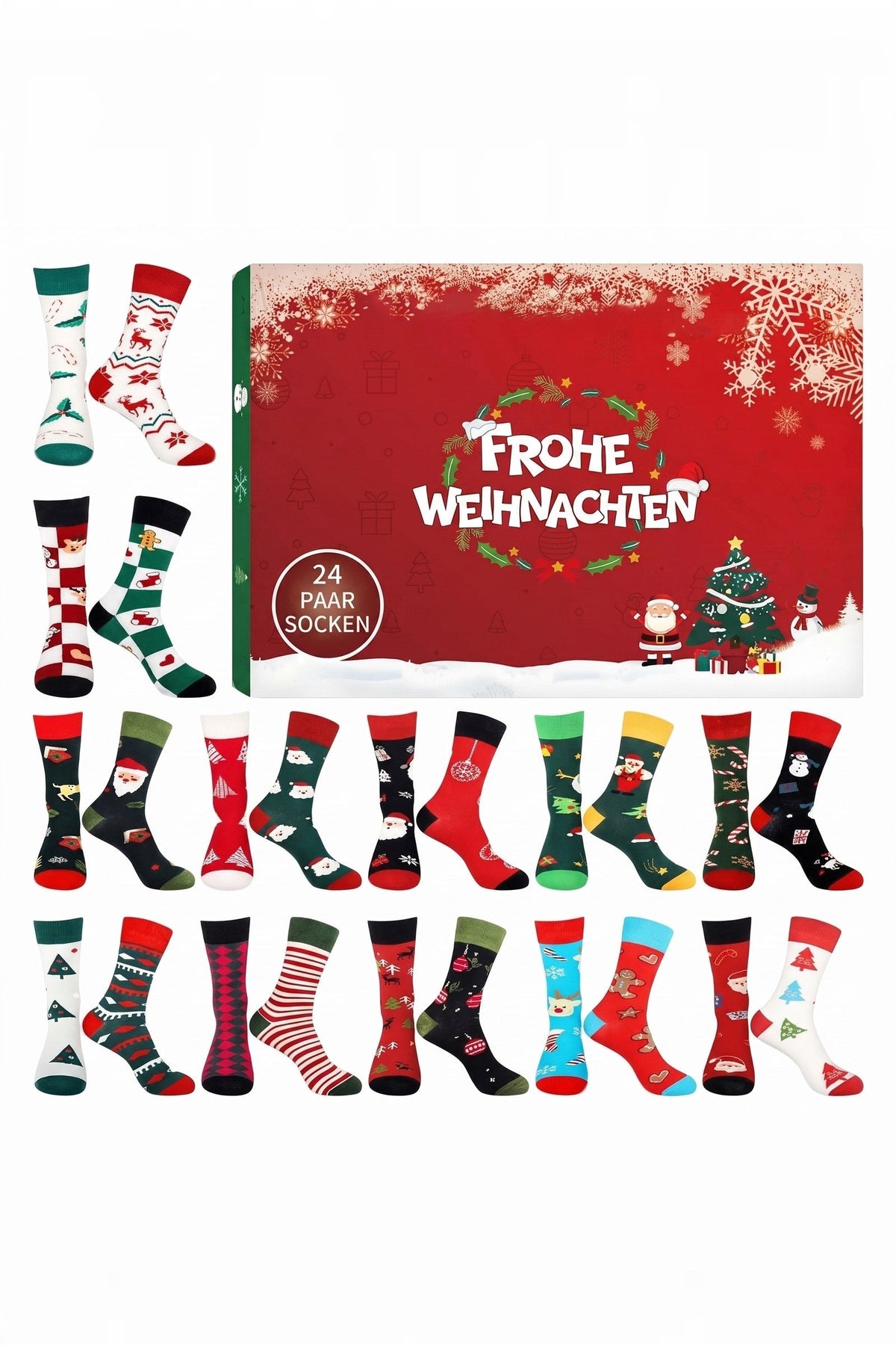Socks Advent Calendar 2026 – 24 Pairs of Christmas Socks