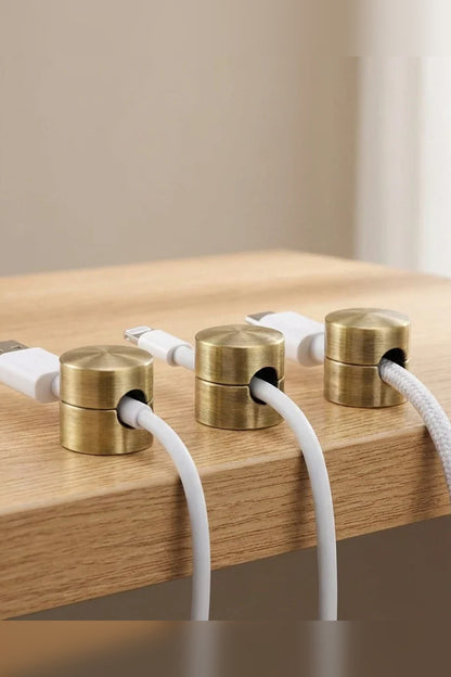 Cable Anchor Clips – durable aluminium, self-adhesive, keep cables organised