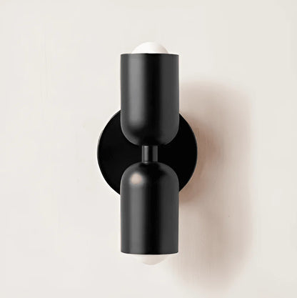 Capsule Wall Light – dual-sided, round backplate, colour choice
