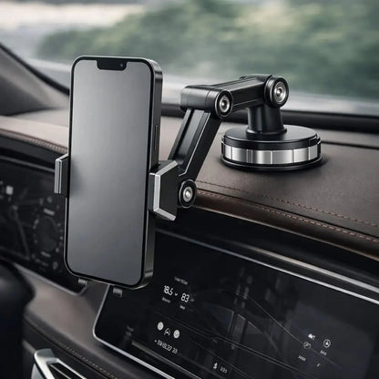 Car Phone Mount – suction cup holder, universal fit, 360° rotation