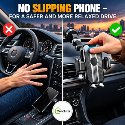 Car Phone Mount – suction cup holder, universal fit, 360° rotation