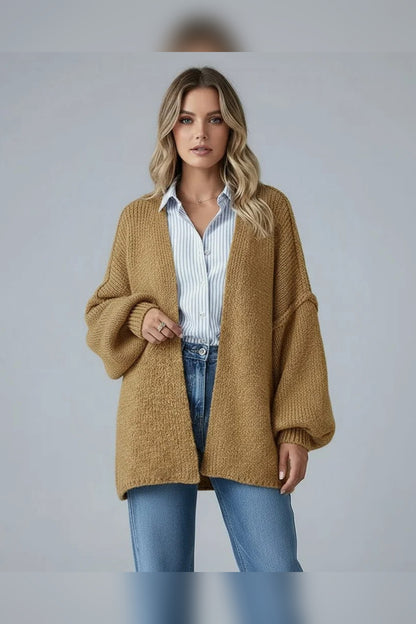 Cardigan Women - Oversized Knit with Relaxed Fit