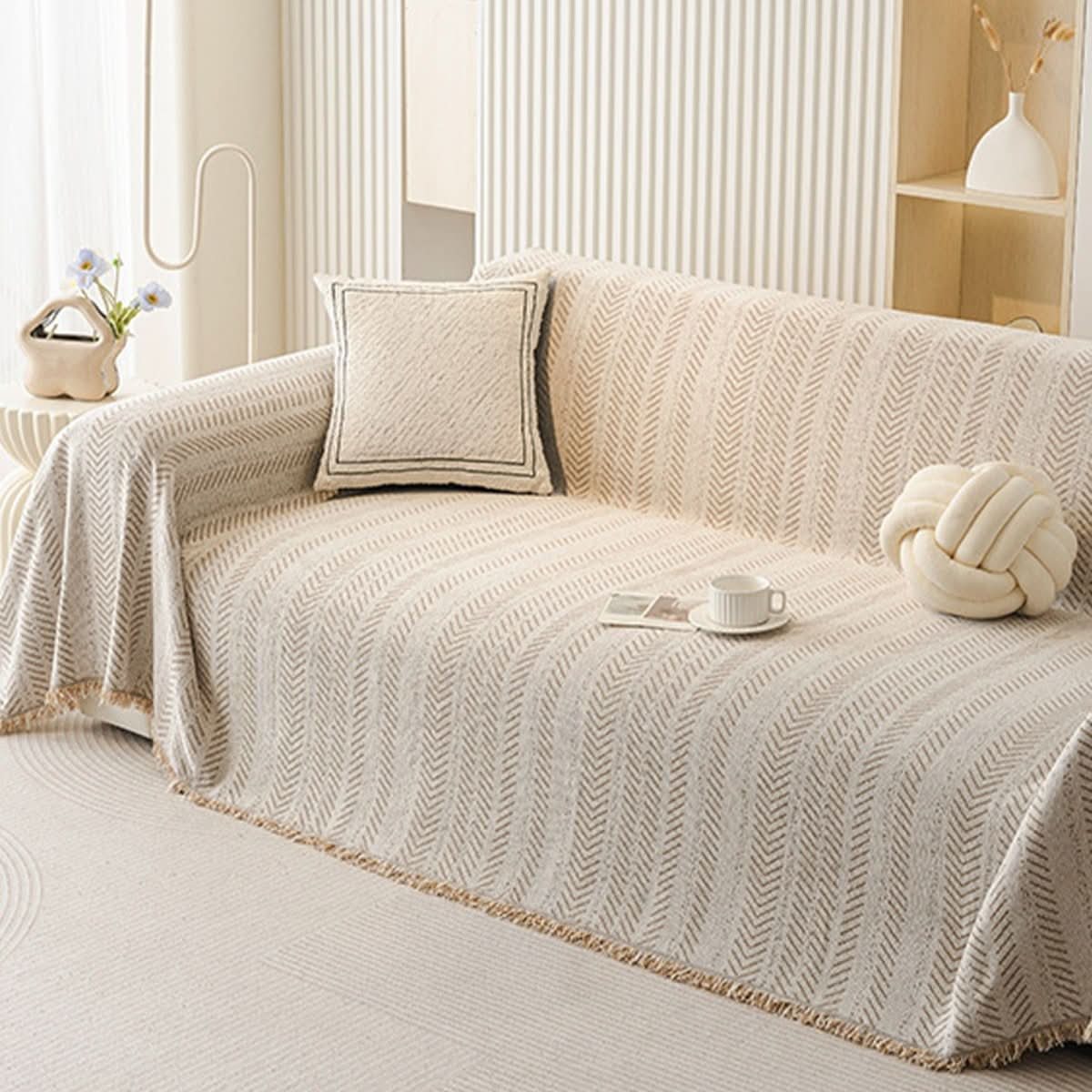 Chenille Sofa Cover – scratch-resistant, washable, soft touch