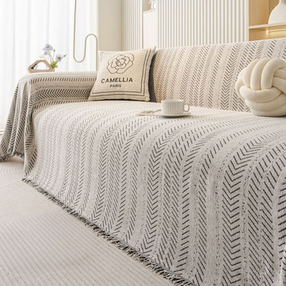 Chenille Sofa Cover – scratch-resistant, washable, soft touch